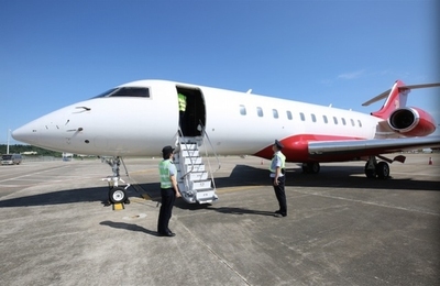 珠海机场迎来年内首班国际公务机